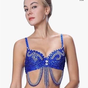 Sequined bra top